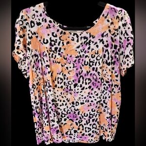 Trendy Animal Print Statement‎ Blouse | Andrée by Unit | 1X